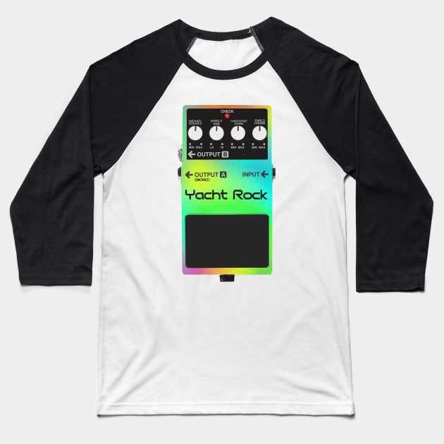 Yacht Rock Guitar Effects Pedal Baseball T-Shirt by DankFutura